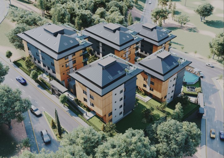 Istanbul Uskudar lejligheder til salg: statsborgerskab, swimmingpool og moderne faciliteter