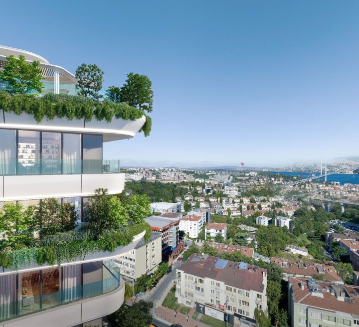 Eleganta lägenheter med magnifik utsikt i Besiktas, Istanbul