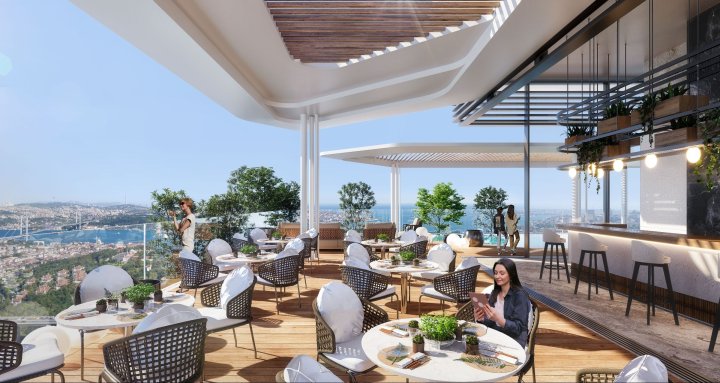 Eleganta lägenheter med magnifik utsikt i Besiktas, Istanbul