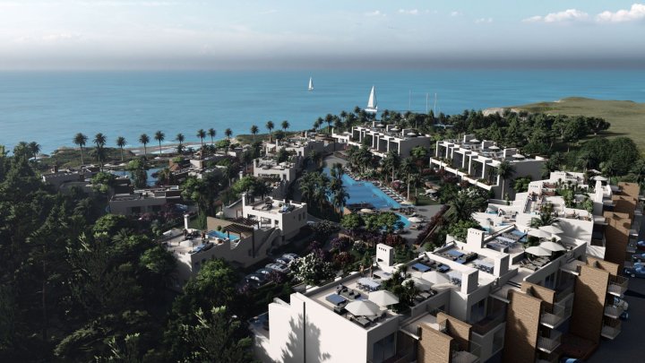 Горджоус қонақ үй стильіндегі пәтерлер Солтүстік Кипр, Киренияда.