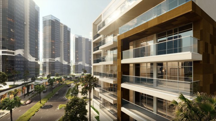 Smukke lejligheder i ideel beliggenhed i MBR City, Dubai