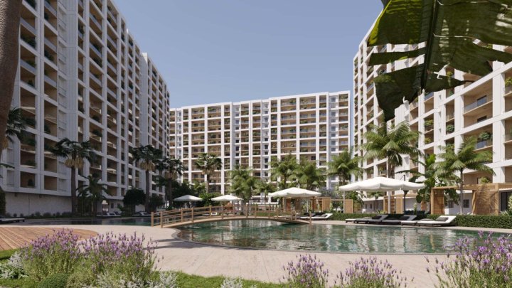 2 and 1 Bedroom Apartments for Sale in Mersin Erdemli with Pool and Close to the Beach