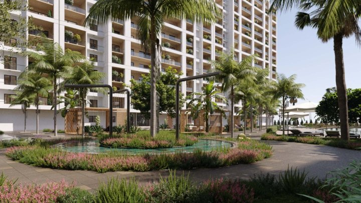 2 and 1 Bedroom Apartments for Sale in Mersin Erdemli with Pool and Close to the Beach