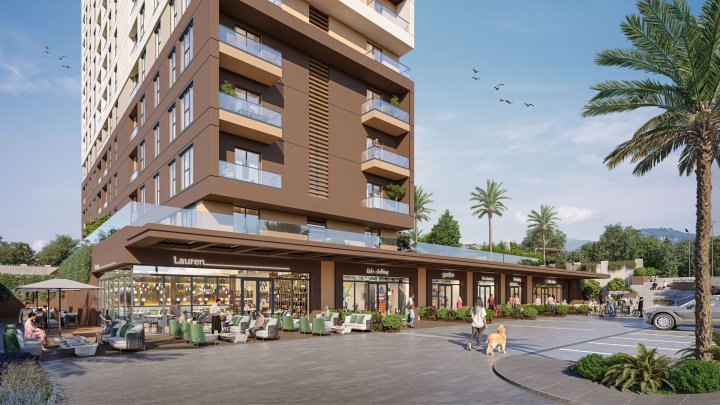 Moderne liv i massivt kompleks i Zeytinburnu, Istanbul