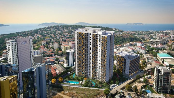 Køb din drømmelejlighed med opholdstilladelse i Maltepe, 1,5 km fra byens centrum