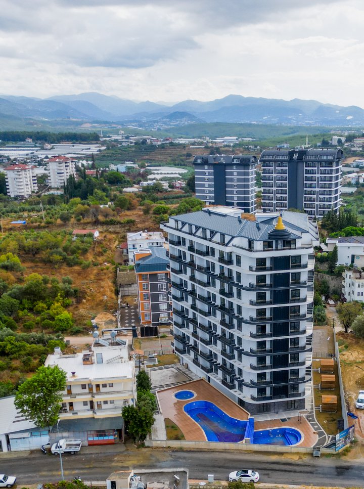 اپارتمان‌های آوسالر آلانیا با استخر و نمای دریا برای فروش موجود است