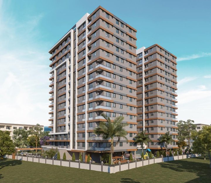 Lejlighed med havudsigt til salg med 2 og 3 soveværelser i Kucukcekmece, Istanbul