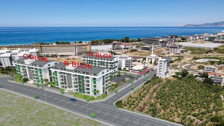 Satılık Kargicak Alanya'da 1+1 ve 2+1 Denize Yakın Daireler