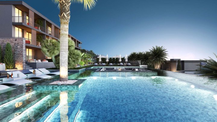 Maisons magnifiques avec vue sur la nature à Bodrum