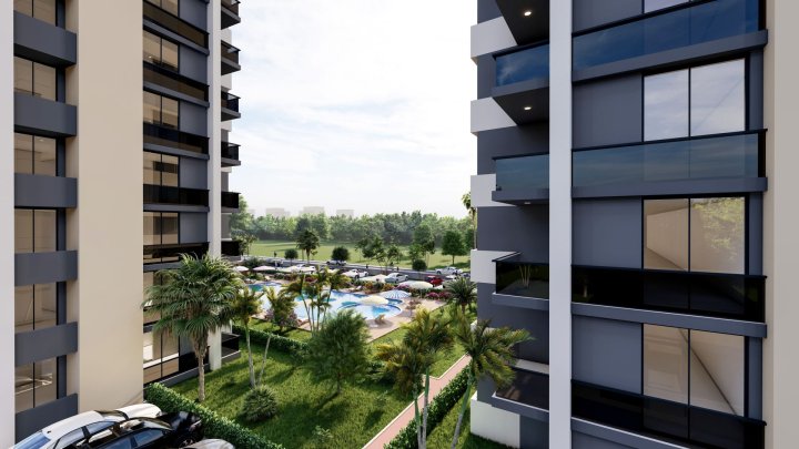 Apartment for Sale in Mersin Erdemli with Stunning Sea View and Pool