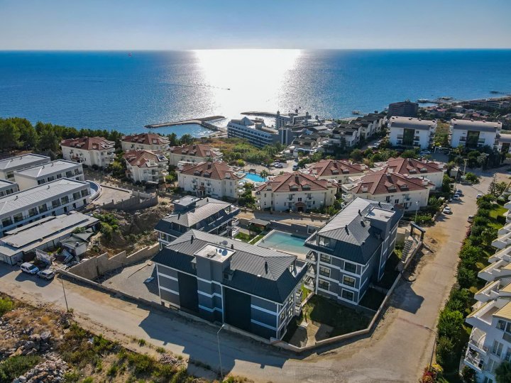 Sea View 1-Bedroom Apartment for Sale in Konaklı, Alanya