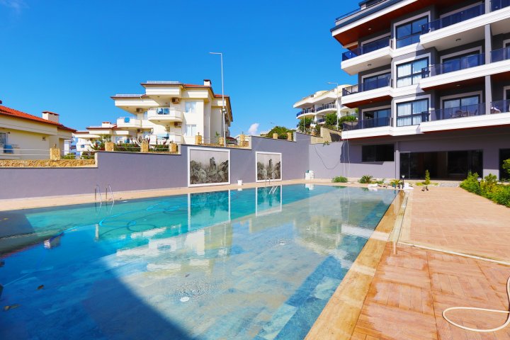 Sea View 1-Bedroom Apartment for Sale in Konaklı, Alanya