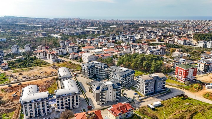 2 Bedroom Apartment with Pool For Sale in Oba, Alanya